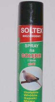 SOLTEX- SPRAY NA GOŁĘBIE I INNE PTAKI .300MILILITR